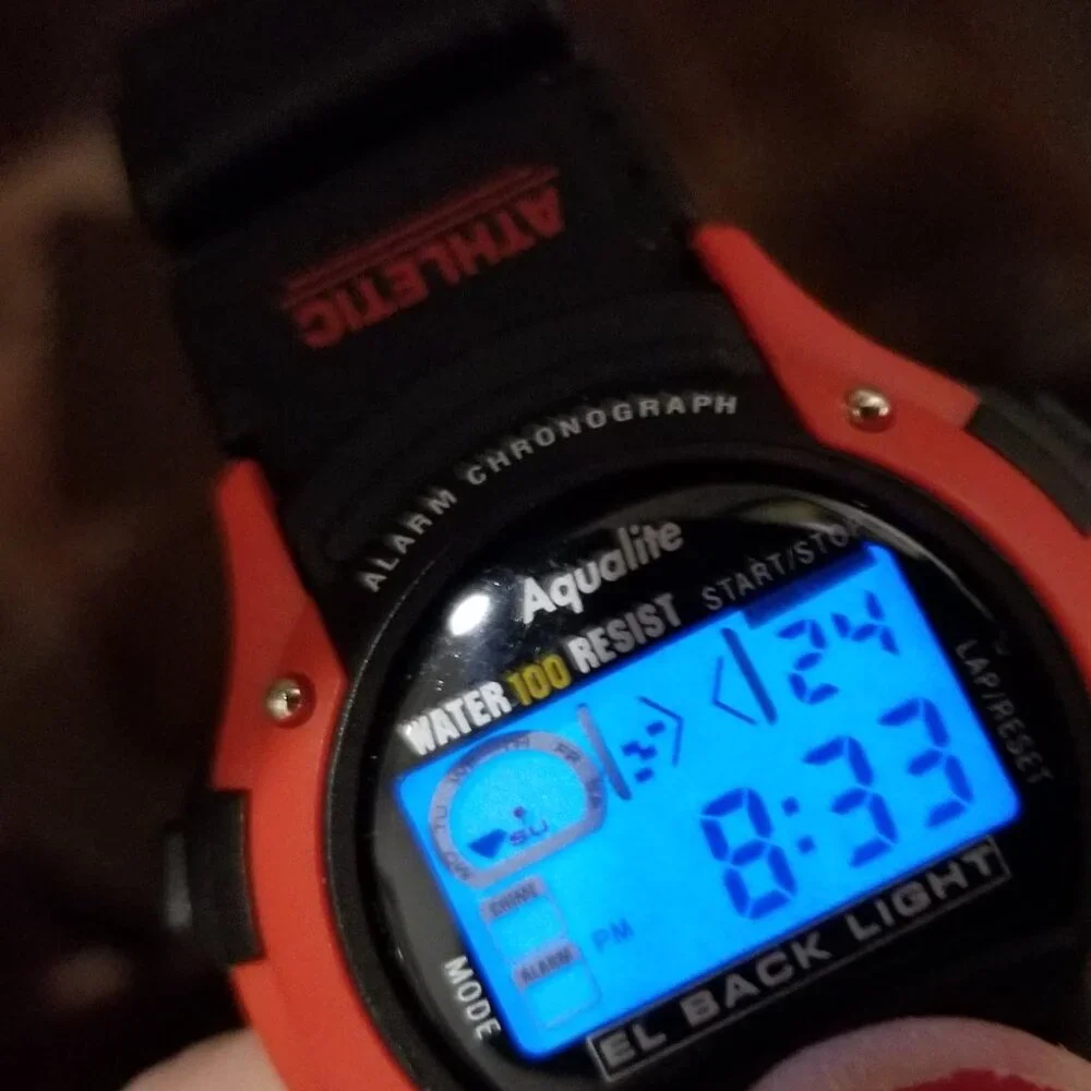 Have one to sell? Sell now New Vintage Mens Aqualite Digital Alarm Chronograph
